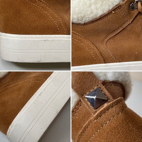 Marc Fisher Darlen Leather Platform Ankle Boots Size 8.5 - Picture 14 of 16